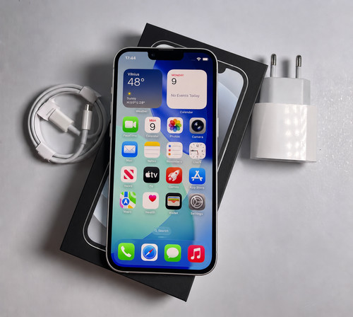 Apple iphone pro - max, silver